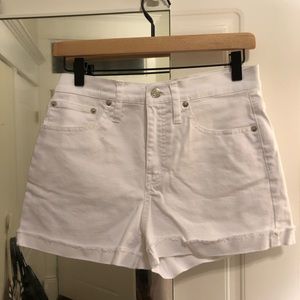 J.Crew White Denim Shorts size 26